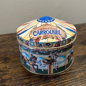 HERSHEY'S - HERSHEYPARK CARROUSEL COLLECTOR'S TIN 1996 HOMETOWN SERIES #13